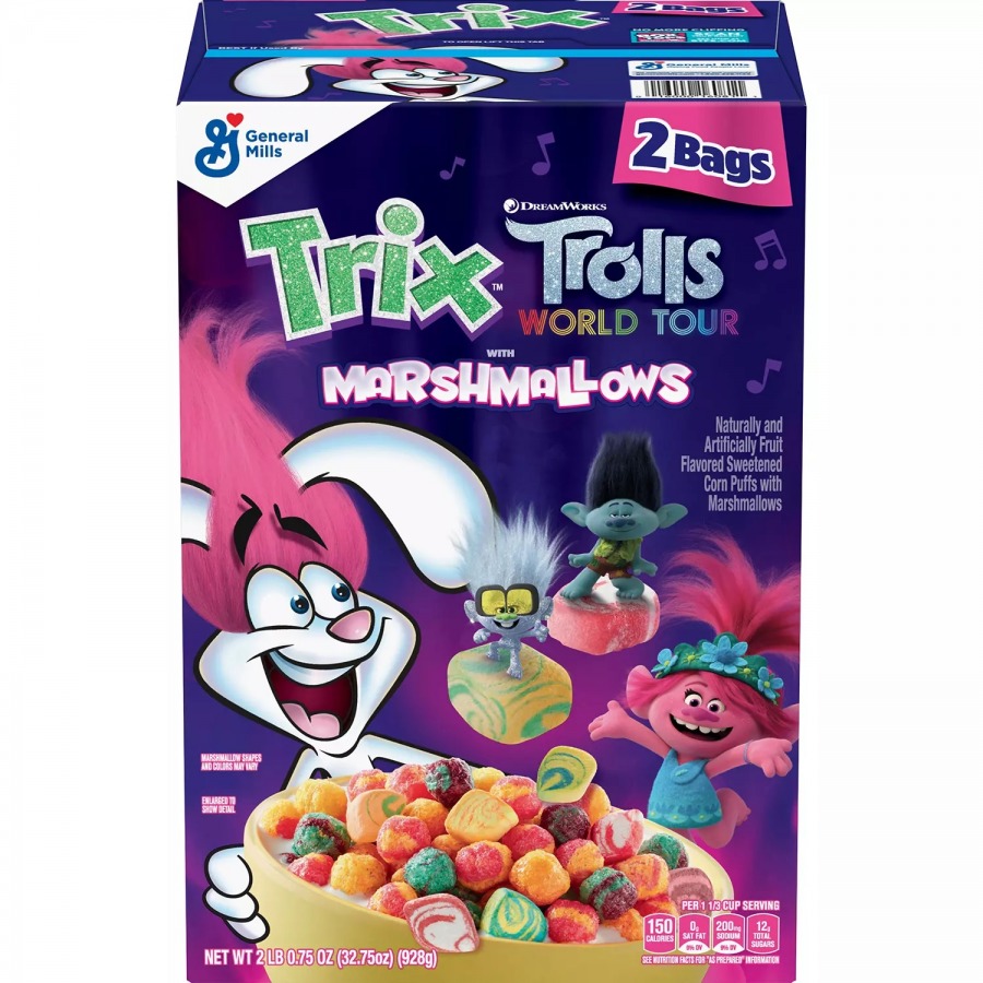 etiqueta nutricional de cereales trix